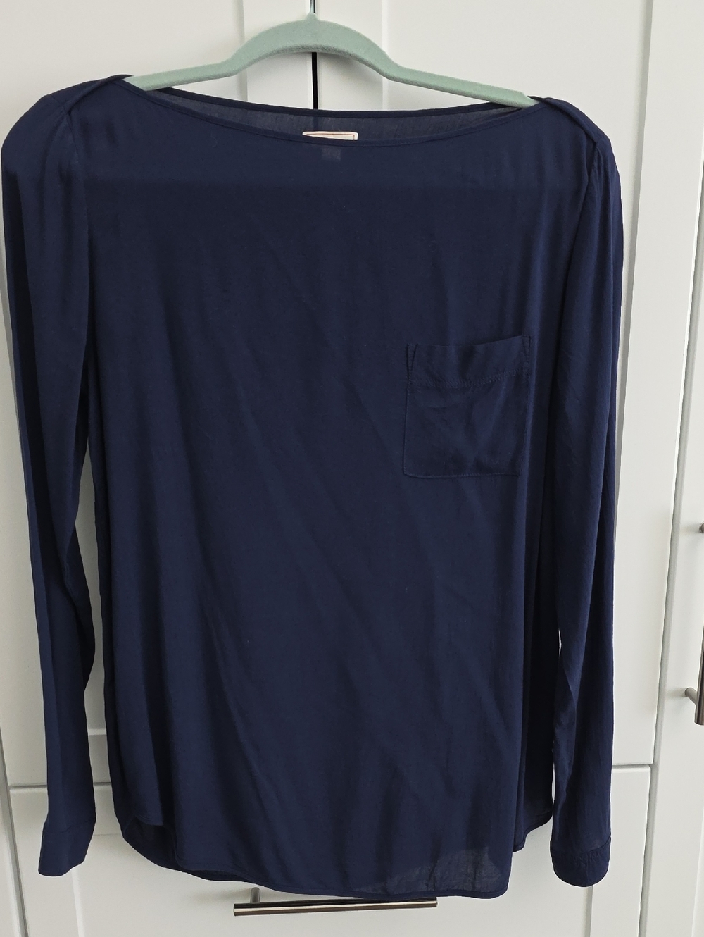 GAP Navy Crewneck Long Sleeve Top
